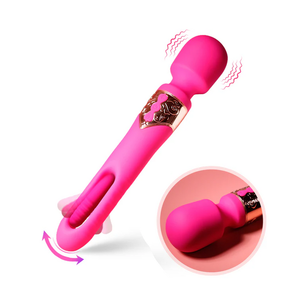 Vibrador clásico con función de aleteo y vibración