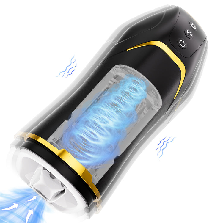 Masturbador Automático con Succión y Vibración