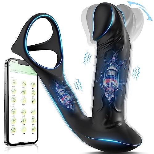 Masajeador de Próstata con 9 Configuraciones de Vibración y Movimientos de Balanceo