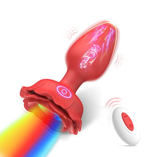 Plug Anal Vibrador LED con 10 Configuraciones de Vibración