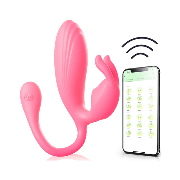 Vibrador Clitorial con Aplicación y Doble Motor