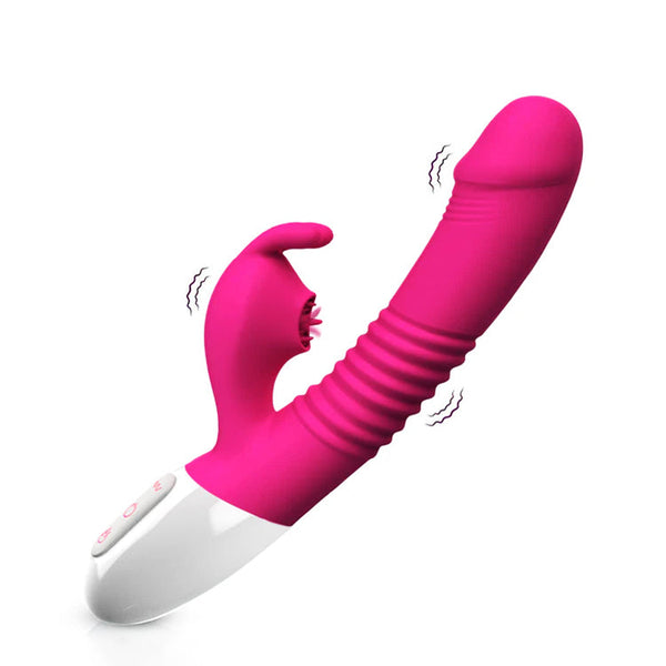 Vibrador de Punto G con Empuje