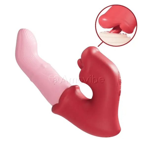 Vibrador para Punto G y Clítoris – Acción de Lengüetazo, Impermeable