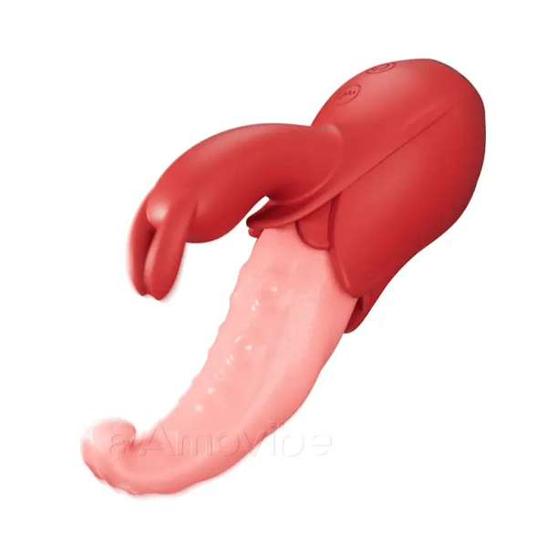 Vibrador de lengua 10 modos, doble estimulación, susurro silencioso