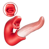 Vibrador consolador 3 en 1 - con punto G, clítoris y lengua, impermeable