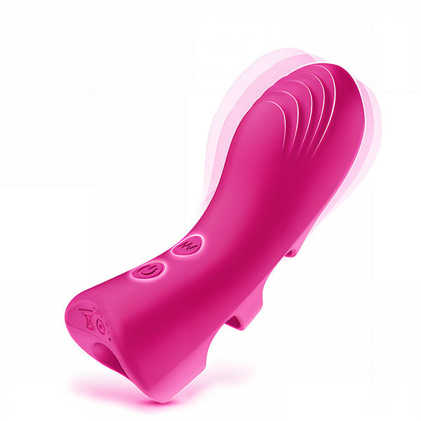 Vibrador de Dedo con Toque Silencioso y 10 Modos de Vibración