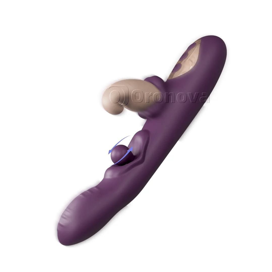 3-in-1 Flexible Vibrator Rotating + Tapping + Multi-Mode Vibration