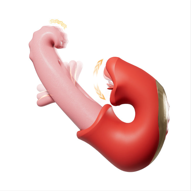 Vibrador aleteador clitorial – impermeable con modos de lamido y provocación