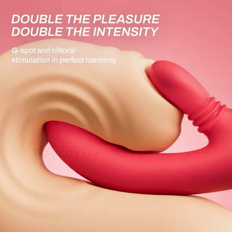 "Rotating Clitoral Teaser and G-Spot Vibrator for Ultimate Pleasure" en español es "Estimulador Rotativo de Clítoris y Vibrador de Punto G para Placer Supremo".