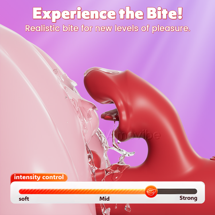 Vibrador de Besos y Triple Toque – Estimulación del Clítoris y Punto G