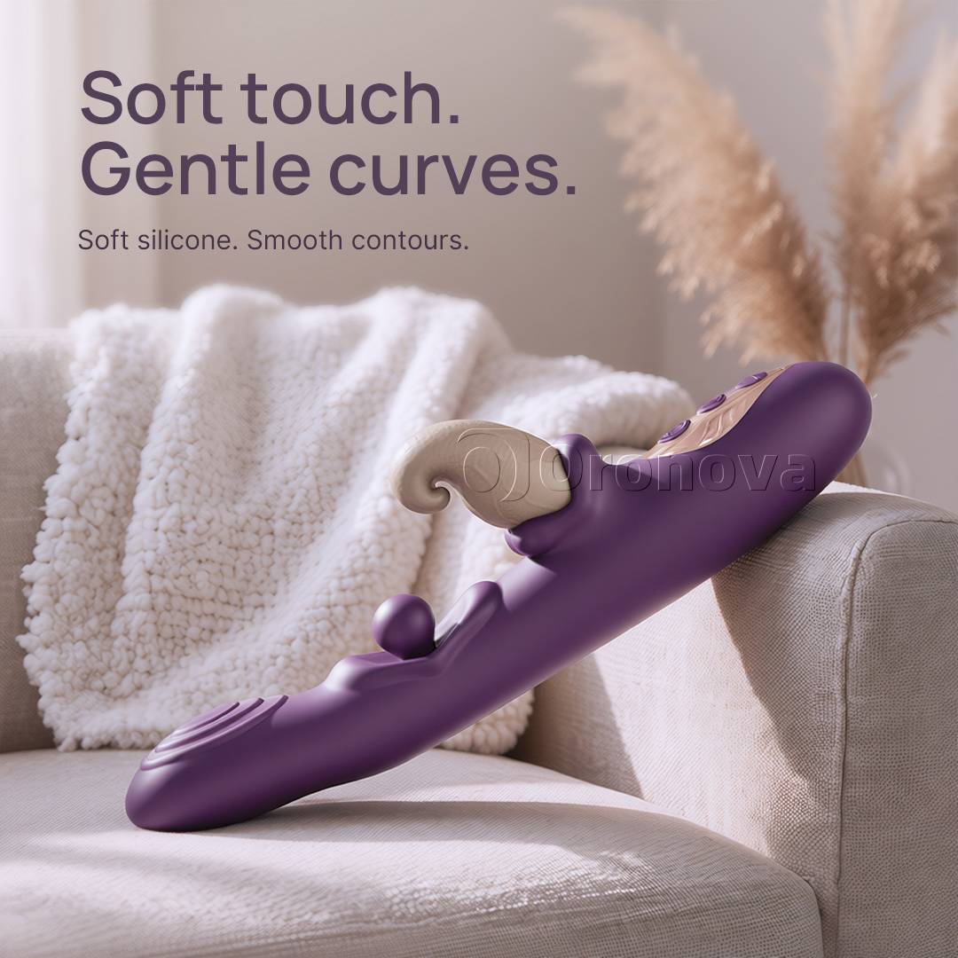 3-in-1 Flexible Vibrator Rotating + Tapping + Multi-Mode Vibration