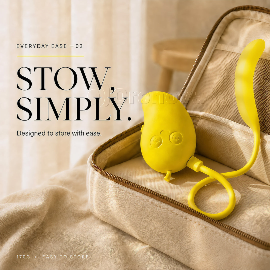 Mango & Banana | 2-in-1 Suction & Tapping Bluetooth Vibrator