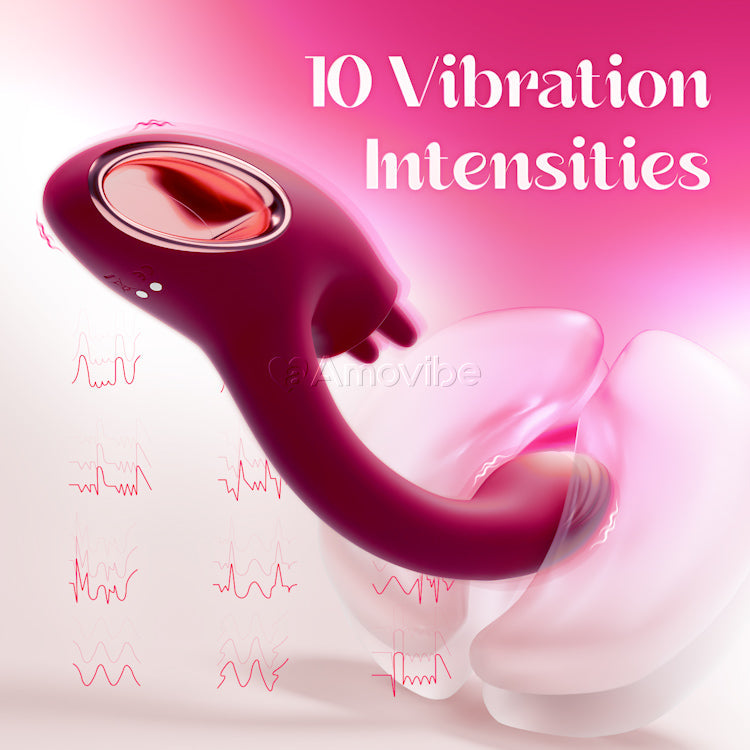 Vibrador Punto G con Función de Doble Lamer