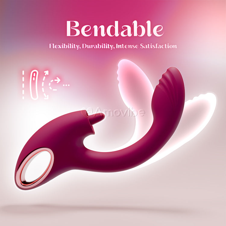 Vibrador Punto G con Función de Doble Lamer