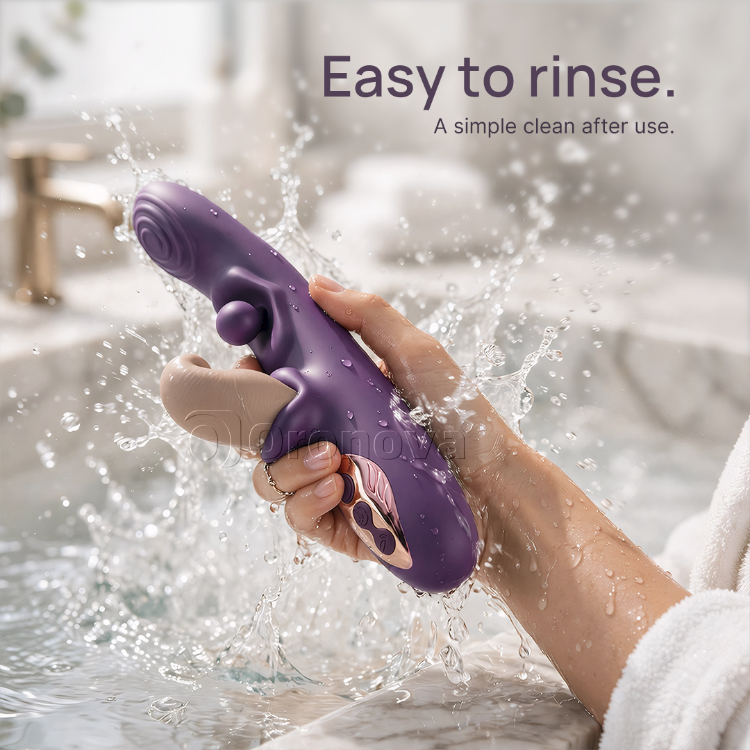 3-in-1 Flexible Vibrator Rotating + Tapping + Multi-Mode Vibration