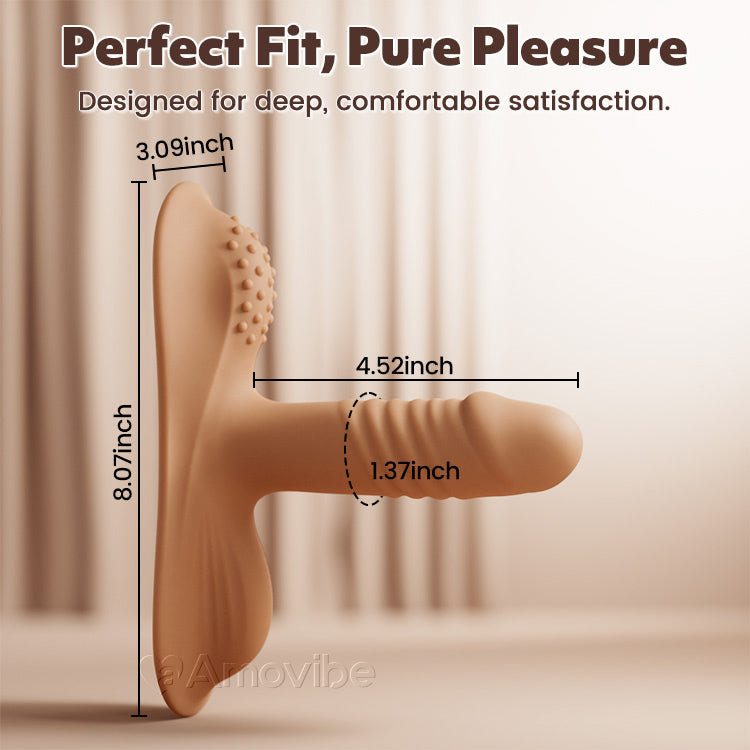 Vibrador para Punto G y Anal para Mujeres – Juguete Potente para Montar en Juegos Íntimos