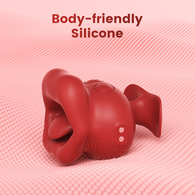 Vibrador de Agarre para Dedos con 10 Besos y Vibraciones