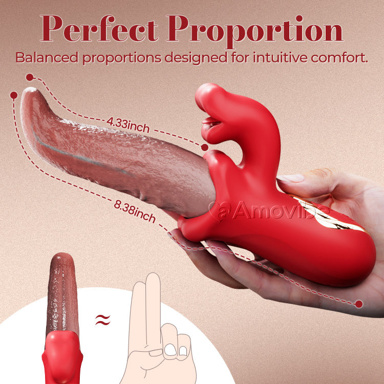 Vibrador de Lengua Oscilante – Estimulación Tentadora y Ondulante