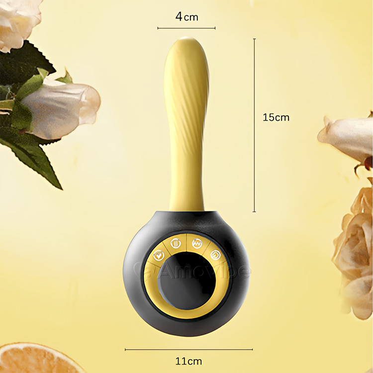 Máquina Sexual con Función de Empuje y Vibración, Calefacción y Control Remoto