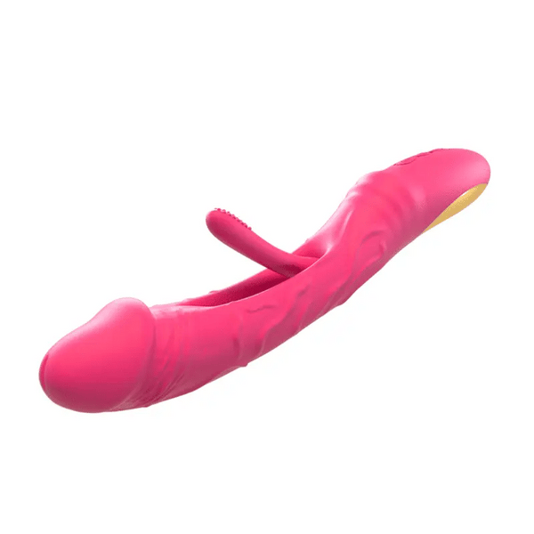 Vibrador de aleteo con dildo